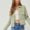 RISEN Full Size Raw Hem Button Up Cropped Denim Jacket Plus Size -Little Loom Store 01e198c8 bc22 4bed af80 40f309b11b83 Min