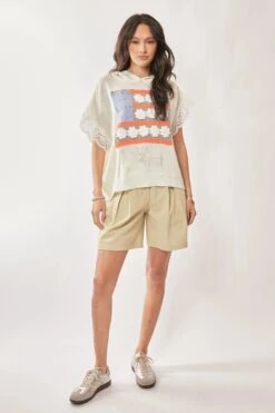 Davi & Dani American Flag Loose Fit Lace Sleeve Hoodie Top -Little Loom Store 02a5d26ed01e4386a5dce00236a450e9 Max Origin