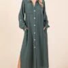 Mittoshop Airflow V-Neck Long Sleeve Button Down Maxi Dress 1 Mittoshop Airflow V-Neck Long Sleeve Button Down Maxi Dress -Little Loom Store 03766f94 bc8c 4715 a960 28434b670f96 Min