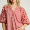 Umgee Full Size Lace Puff Sleeve Top Plus Size -Little Loom Store 05c4e1ff b3f4 4739 962e 5febcd248c06 Min