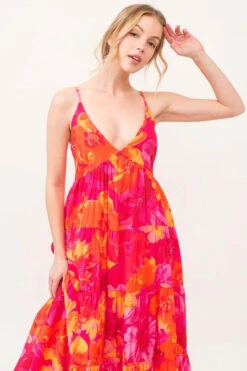 And The Why Floral Tiered Maxi Cami Dress With Pockets -Little Loom Store 07aa190ee6c14b9081faaccedb9f7c9e Max Origin