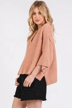 Mittoshop Side Slit Notched Drop Shoulder Sweater 10 Mittoshop Side Slit Notched Drop Shoulder Sweater -Little Loom Store 07e30cbe 7c85 4e46 9972 c0cdff0085c7 Min