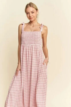 Davi & Dani Smocked Sleeveless Maxi Cami Dress -Little Loom Store 0b981fbf0ed64417a39d733d40740fde Max Origin