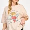 SAGE+FIG Love-Inpired Graphic Oversized T-Shirt