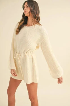 MABLE Round Neck Long Sleeve Sweater Romper -Little Loom Store 0d757b85a90c4e62b06457e6326e4931 Max Origin