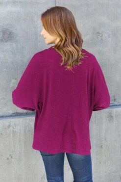 Double Take Full Size Round Neck Long Sleeve Top -Little Loom Store 0d99147f 4ddb 4ea1 9372 7ca4371dbc7a Min