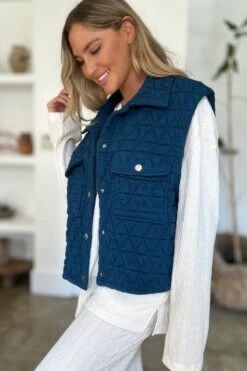 Double Take Full Size Pocketed Texture Snap Down Vest Coat -Little Loom Store 0e82f43a fdfb 4b24 933c 9cb253a535a1 Max