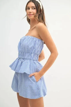MABLE Gingham Tube Top And Shorts Set -Little Loom Store 0f0c7efd63a64c8bacac3e1ba1f9c8a1 Max Origin