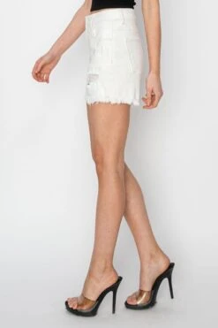 RISEN High Waist Ripped Denim Shorts -Little Loom Store 101ab0cd 2620 4ab1 86a3 72990dc6ff19 Max