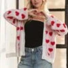 ADORA Fuzzy Heart Button Down Cardigan -Little Loom Store 11099121 fd37 49e4 9f2a 332699a25f25 Max