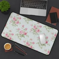 Floral Desk Mat - Elegant Vintage Rose Design For Home Office Decor 21 Floral Desk Mat - Elegant Vintage Rose Design For Home Office Decor -Little Loom Store 11159586368697335270 2048