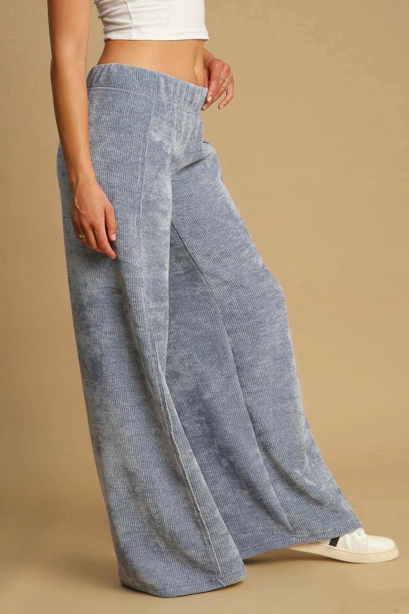 Umgee Elastic Waist Wide Leg Pants 5 Umgee Elastic Waist Wide Leg Pants - Image 3