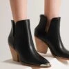 Beast Fashion Pointed Metal-Tip Toe Block Heel Ankle Boots -Little Loom Store 129c586e 3ada 433f abc4 9d99f5e1f5c1 Max