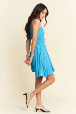 Davi & Dani Smocking Bodice Sleeveless Button Down Mini Dress 20 Davi & Dani Smocking Bodice Sleeveless Button Down Mini Dress -Little Loom Store 13c8fbdaf90349c2ac1fcb612cfe3c49 Max Origin