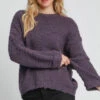 Umgee Full Size Round Neck Long Sleeve Boucle Sweater Plus Size -Little Loom Store 150b1afb db7e 4410 a514 b7023025b01d Min