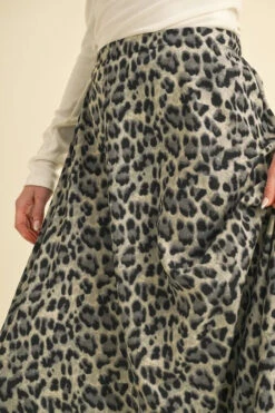 Aemi+Co Leopard Midi Skirt -Little Loom Store 15b21e2790d64fa7b1d32f0085fd640c Max Origin