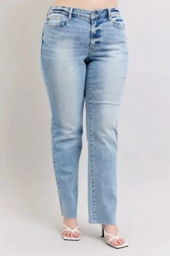 Judy Blue Full Size Mid Rise Light Wash Dad Jeans Plus Size -Little Loom Store 15fafd66 3fce 4ebd b561 89a7b8f85292 Max Origin