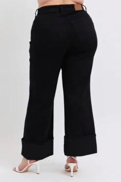 Judy Blue Full Size High Waist Reto Wide Leg W/ Cuff Plus Size -Little Loom Store 1631bc9a a234 4bd5 ad80 bb980fe7c17d Max Origin