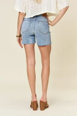 Judy Blue Full Size High Waist Raw Hem Denim Shorts -Little Loom Store 16fdeeef 017d 4607 8b0a ba1eba98e9c2 Max