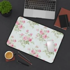 Floral Desk Mat - Elegant Vintage Rose Design For Home Office Decor 18 Floral Desk Mat - Elegant Vintage Rose Design For Home Office Decor -Little Loom Store 17244675517397877689 2048