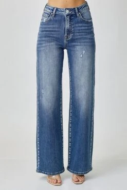 RISEN High Waist Jeans With Pockets -Little Loom Store 1774349c bf34 40f6 a976 ac2e62815585 Max