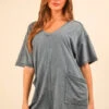 VERY J Plus Size Mineral Washed Casual Knit Romper -Little Loom Store 18a1e197b4814311b363ddff5cf4894d Max Origin