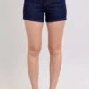 Judy Blue High Waist Heart Shaped Pkts & Red Contrast Thread Denim Shorts -Little Loom Store 19f867fc481f4799917a2ecfa68f5c5d Max Origin