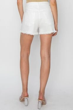 RISEN Button Fly Frayed Hem Denim Shorts -Little Loom Store 1ab5010e a4af 477d a691 f1699efaed90 Max