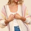 Haptics Full Size Striped Crochet Open Front Cardigan -Little Loom Store 1ea8dd2c 6ef3 497f 8d5b 00fe24ccb075 Max