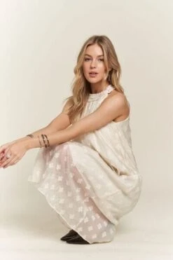 ADORA Applique Pearl Detail Grecian Neck Midi Dress -Little Loom Store 1eb95ee1 c64e 44a5 8f03 21042ff0468c Min