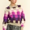 Davi & Dani Checkered Round Neck Long Sleeve Sweater -Little Loom Store 1ed8eafc 4c0c 4293 bdb4 dd8891796f23 Max