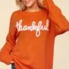 Metallic Glitter Embroidery Women's Thankful Sweater 1 Metallic Glitter Embroidery Women's Thankful Sweater -Little Loom Store 20485693 9215 4f6d 97f0 c4b6211402ea Max
