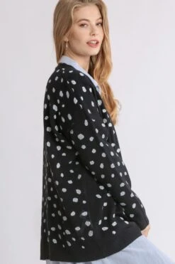 Umgee Polka Dot Open Front Drop Shoulder Cardigan 9 Umgee Polka Dot Open Front Drop Shoulder Cardigan -Little Loom Store 208bd3b3 5419 4883 8a49 d787b41950b9 Max