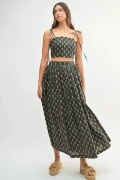 MABLE Floral Crop Top And Skirt Set 19 MABLE Floral Crop Top And Skirt Set -Little Loom Store 2203a39e08464064bc0e5c1d5cb3f4db Max Origin