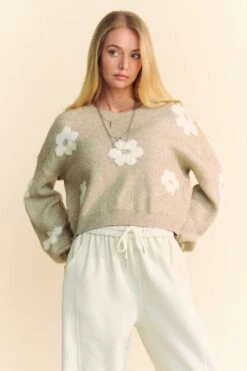 Davi & Dani Floral Drop Shoulder Cropped Sweater 10 Davi & Dani Floral Drop Shoulder Cropped Sweater -Little Loom Store 23144d26 f571 4509 abd1 311f9bacc9b9 Max