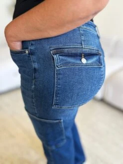 Judy Blue Full Size High Waist Straight Cargo Jeans -Little Loom Store 24441c52 706f 4a5e 84ad e10a5bf85fa1 Max