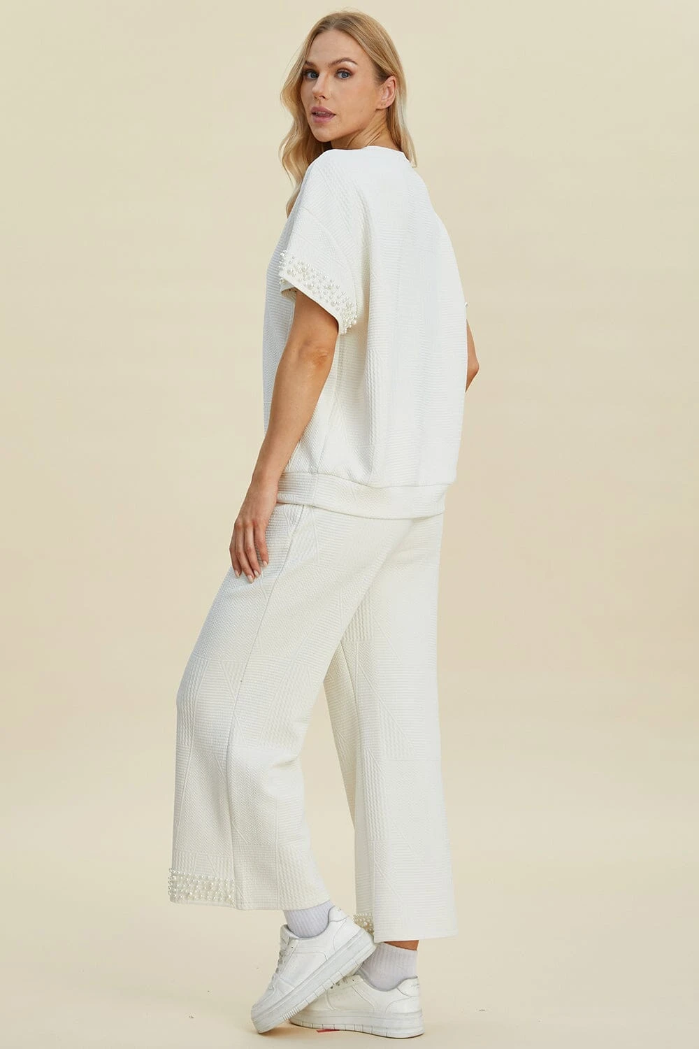 Double Take Full Size Pearl Detail Round Neck Top And Pants Set 8 Double Take Full Size Pearl Detail Round Neck Top And Pants Set - Image 6