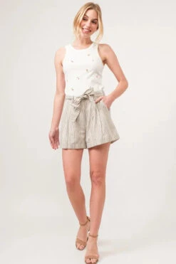 And The Why Linen Blend Striped Flowy Shorts -Little Loom Store 266b2b89ef254b2c9df0a145dc2d098a Max Origin