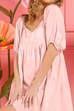 BiBi Washed Linen Tiered Dress With Puff Sleeves 6 BiBi Washed Linen Tiered Dress With Puff Sleeves -Little Loom Store 26e2f64f 0820 4077 a565 88a3ccc8bd02 Max Origin