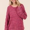 Mittoshop Openwork Round Neck Drop Shoulder Sweater -Little Loom Store 2708ee77 083a 47f8 81db e2bcc89fe926 Min