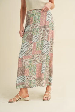 Aemi + Co Printed Maxi Skirt