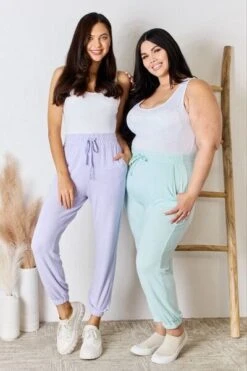 RISEN Full Size Drawstring Ultra Soft Knit Jogger -Little Loom Store 292e759c bcb6 41e8 8673 dec1c529fc87 Min