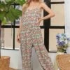 Adora Floral V-Neck Spaghetti Strap Overalls -Little Loom Store 29953eb7 ead6 4067 8606 bd1588c44fec Min