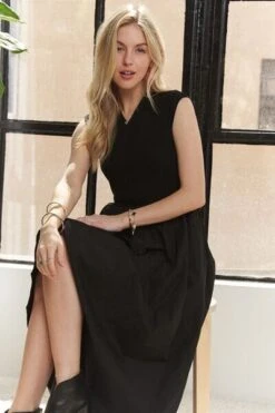 ADORA V-Neck Cap Sleeve Dress -Little Loom Store 2ba05858 fbc2 41a2 a62c 39326655ef63 Min