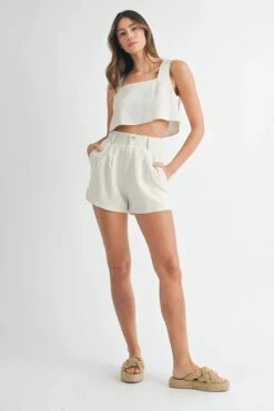 MABLE Sleeveless Crop Top And Shorts Set -Little Loom Store 2c562bac7fd04245aa6471804ca3f85e Max Origin