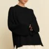 Davi & Dani High-Low Round Neck Drop Shoulder Sweater -Little Loom Store 2ec842bc 2a96 433d 961c 4295e6af143b Max