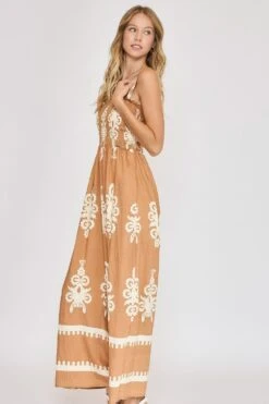 Umgee Full Size Smocked Printed Wide Leg Jumpsuit Plus Size -Little Loom Store 30c2a29b 4493 4061 892f ba0ab1a9e284 Max