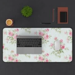 Floral Desk Mat - Elegant Vintage Rose Design For Home Office Decor 23 Floral Desk Mat - Elegant Vintage Rose Design For Home Office Decor -Little Loom Store 3123697882508328850 2048