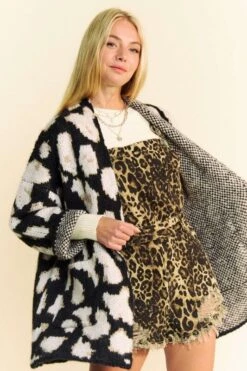 Davi & Dani Leopard Open Front Long Sleeve Cardigan 9 Davi & Dani Leopard Open Front Long Sleeve Cardigan -Little Loom Store 32d9b479 1bf7 46e2 a7e1 790d14366577 Max