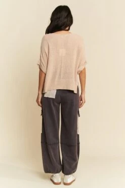 Davi & Dani Sequin American Flag Patch Short Sleeve Knit Top -Little Loom Store 35e593b718384c8d97e640c68975c55b Max Origin